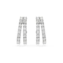 Swarovski Matrix Ear Cuffs Round Cut Silver 5705835