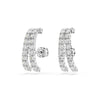 Swarovski Matrix Ear Cuffs Round Cut Silver 5705835 Swarovski