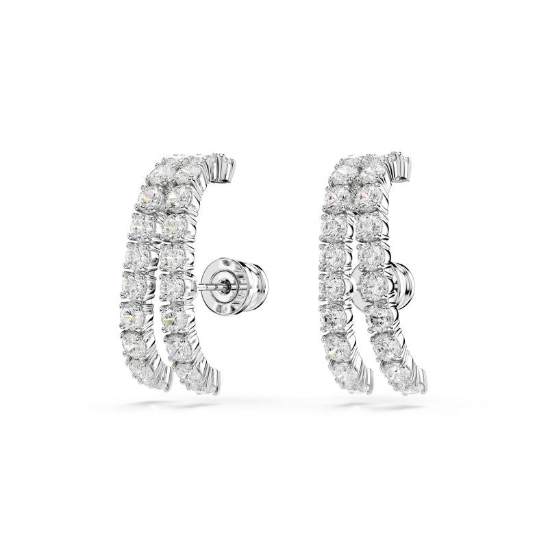 Swarovski Matrix Ear Cuffs Round Cut Silver 5705835