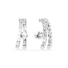 Swarovski Matrix Ear Cuffs Round Cut Silver 5705835 Swarovski