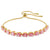 Swarovski Matrix Bracelet Pink Pear Cut Gold 5707187