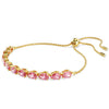 Swarovski Matrix Bracelet Pink Pear Cut Gold 5707187 Swarovski