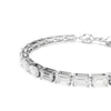 Swarovski Matrix Tennis Bracelet Baguette Cut Silver 5707200 Swarovski