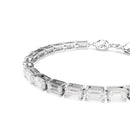 Swarovski Matrix Tennis Bracelet Baguette Cut Silver 5707200
