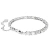 Swarovski Matrix Tennis Bracelet Baguette Cut Silver 5707200 Swarovski