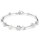 Swarovski Constella Tennis Bracelet Crystal Pearl Silver 5707511