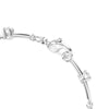 Swarovski Constella Tennis Bracelet Crystal Pearl Silver 5707511 Swarovski