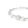 Swarovski Constella Tennis Bracelet Crystal Pearl Silver 5707511 Swarovski