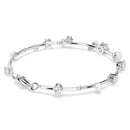 Swarovski Constella Tennis Bracelet Crystal Pearl Silver 5707511