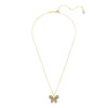 Swarovski Idyllia Butterfly Pendant Necklace Multi-Stone Gold 5709950 Swarovski