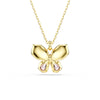 Swarovski Idyllia Butterfly Pendant Necklace Multi-Stone Gold 5709950 Swarovski
