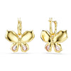 Swarovski Idyllia Butterfly Drop Earrings Multi-Stone Gold 5709953 Swarovski