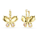 Swarovski Idyllia Butterfly Drop Earrings Multi-Stone Gold 5709953