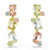 Swarovski Gema Drop Earrings Multi-Stone Gold 5714815