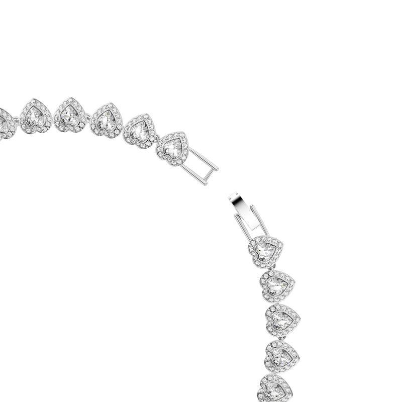 Swarovski x Ariana Grande Tennis Heart Necklace Silver 5720857
