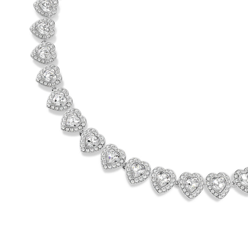 Swarovski x Ariana Grande Tennis Heart Necklace Silver 5720857