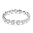 Swarovski x Ariana Grande Tennis Heart Bracelet Silver 5720860