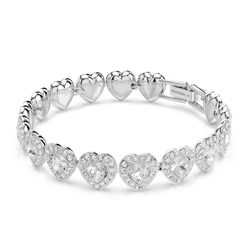 Swarovski x Ariana Grande Tennis Heart Bracelet Silver 5720860