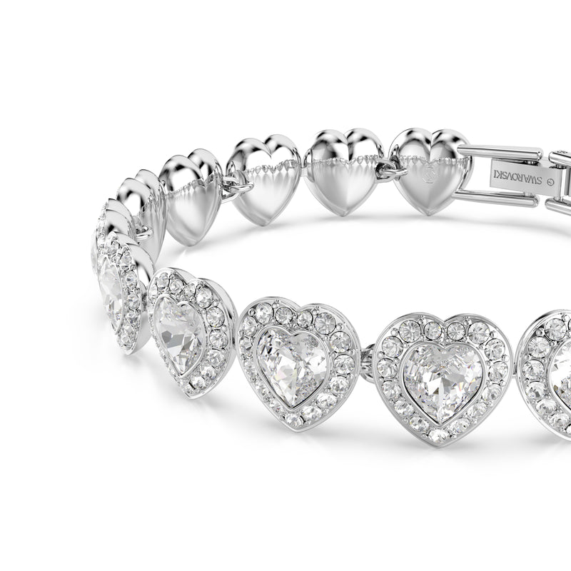 Swarovski x Ariana Grande Tennis Heart Bracelet Silver 5720860