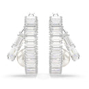 Swarovski x Ariana Grande Pearl Hoop Earrings Silver 5720868