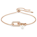 Swarovski Constella Bracelet Crystal Pearl Rose Gold 5728588