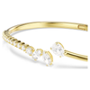 Mesmera Mixed Cut Bangle Gold Swarovski