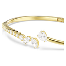 Mesmera Mixed Cut Bangle Gold Swarovski