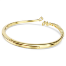 Mesmera Mixed Cut Bangle Gold Swarovski