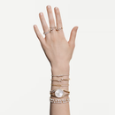 Mesmera Mixed Cut Bangle Gold Swarovski