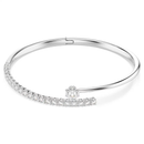 Matrix Crystal Bangle Silver Swarovski