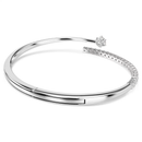 Matrix Crystal Bangle Silver Swarovski