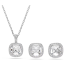 Una Angelic Set Necklace & Earrings White Swarovski
