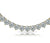 Round Diamond Modern Tennis Necklace