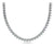 Round Diamond Modern Tennis Necklace
