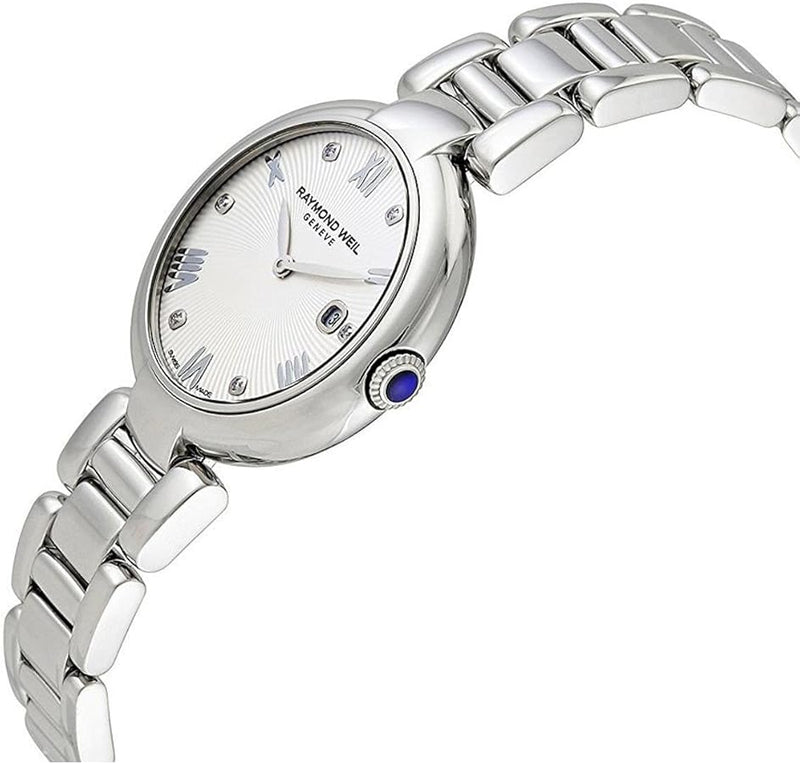 Raymond Weil Shine Ladies Watch Silver Diamond 1600-ST-00618
