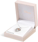 Disney Minnie Mouse Silver Heart Pendant Necklace