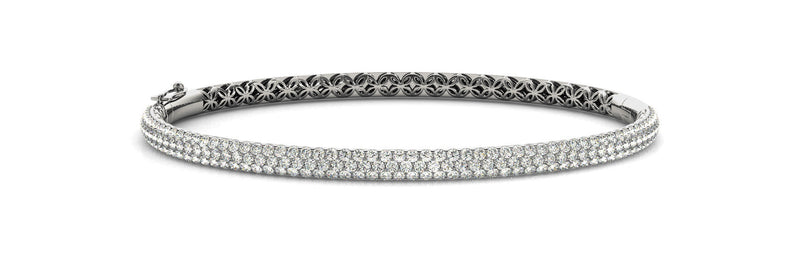 Round Diamond Pavé Bangle