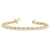 Round Diamond XO Bracelet