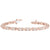 Round Diamond XO Bracelet