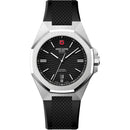 Swiss Alpine Military Typhoon Men's Black Dial Rubber Watch 7006.1837