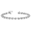 Round Diamond XO Tennis Bracelet DiamondStatus