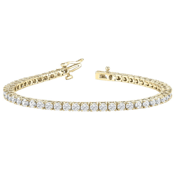 Round Diamond Tennis Bracelet
