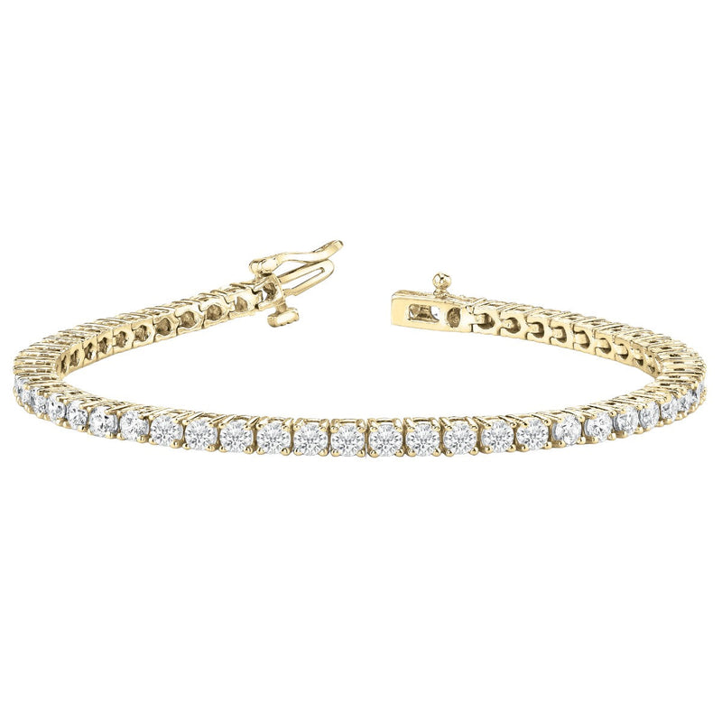 Round Diamond Tennis Bracelet