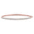 Round Diamond Eternity Bangle