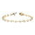 Round Diamond Bar Link Bracelet