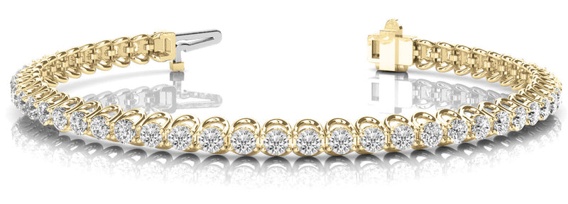 Round Diamond Tennis Bracelet