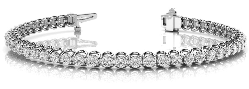 Round Diamond Tennis Bracelet
