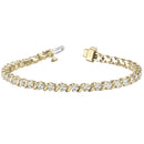 Round Diamond S Tennis Bracelet