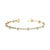 Round Diamond Cluster Tennis Bracelet