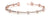 Round Diamond Cluster Tennis Bracelet